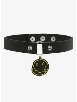 Coupon 🔔 Nirvana Smile Logo Choker 🛒