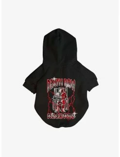 New 🔥 Death Row x Fresh Pawz Electricity 🐕 Dog Hoodie 👍