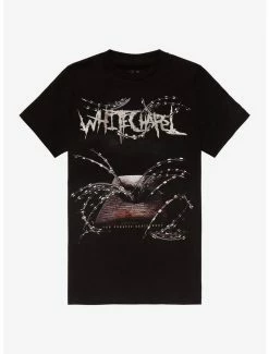 Cheap 🌟 Whitechapel Somatic Defilement Boyfriend Fit 👧 Girls T-Shirt 😍