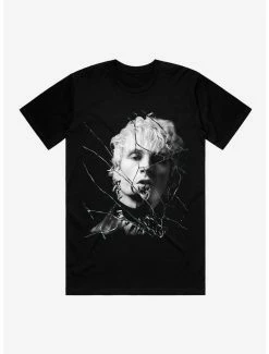 Deals 😀 Machine Gun Kelly Mainstream Sellout Cracked Portrait T-Shirt 🤩