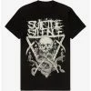 Best Pirce 💯 Suicide Silence Skull Scythe T-Shirt ⭐