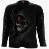 Promo 💯 Dark Death Long Sleeve T-Shirt Black 👍