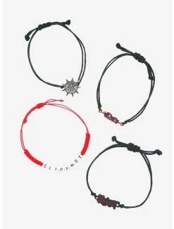 Discount ✨ Slipknot Icon Cord Bracelet Set 👍
