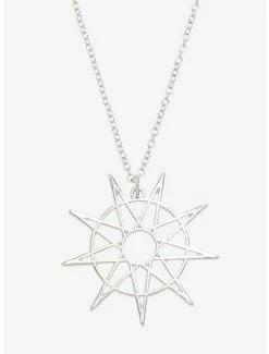 Buy 😉 Slipknot Nonagram Pendant Necklace 💯