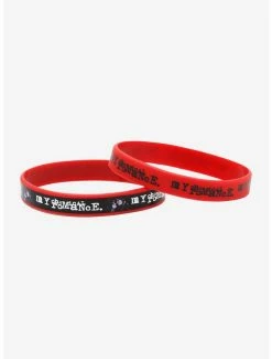 Cheapest 🎁 My Chemical Romance Three Cheers Rubber Bracelet Set 🌟
