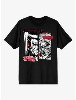 Cheap 🧨 Marvel Iron Maiden Wolverine & Eddie Comic Book Panel T-Shirt ✔️