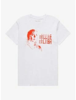 Brand new ⭐ Billie Eilish Pixel Portrait Boyfriend Fit 👧 Girls T-Shirt 🧨