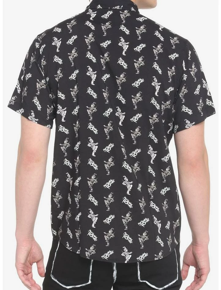 Best Sale 🎁 My Chemical Romance Black Parade Woven Button-Up 🥰 - Image 3