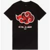 Coupon ⌛ 999 By Juice WRLD X Naruto Akatsuki Cloud T-Shirt Hot Topic Exclusive ✨