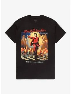 Best Sale 🥰 Michael Jackson Blood On The Dance Floor Boyfriend Fit 👧 Girls T-Shirt 😀