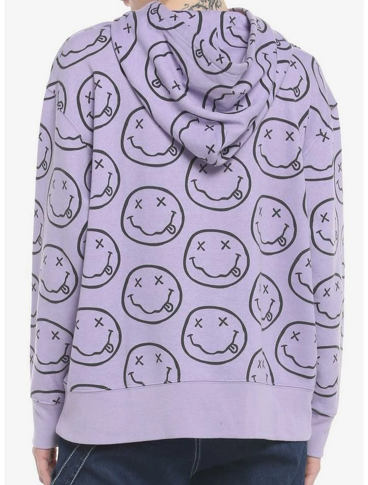 Hot Sale π Nirvana Allover Print Pastel π§ Girls Hoodie π€© - Image 3