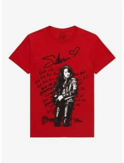Best reviews of 🛒 Selena Lyrics Boyfriend Fit 👧 Girls T-Shirt 🎉