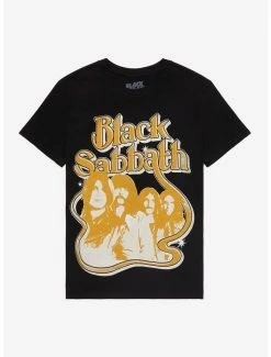 Deals 🥰 Black Sabbath Band Photo T-Shirt 🔥