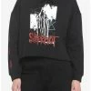 Discount 😍 Slipknot Hooded Figure 👧 Girls Crop Hoodie 🌟