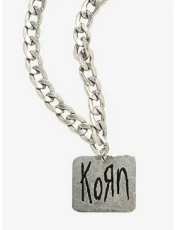 Budget 🤩 Korn Nameplate Chunky Chain Necklace 🧨