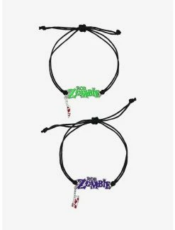 Outlet 🌟 Rob Zombie Bloody Weapon Best Friend Cord Bracelet Set 💯