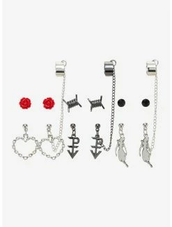 Discount 💯 Pierce The Veil Cuff Earring Set ❤️