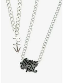 Deals ⭐ Pierce The Veil Logo Necklace Set 🔔