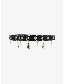 Best Sale ⌛ Rob Zombie Spiked Choker 🎉