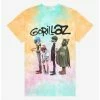 Buy ❤️ Gorillaz Group Tie-Dye Boyfriend Fit 👧 Girls T-Shirt 👍