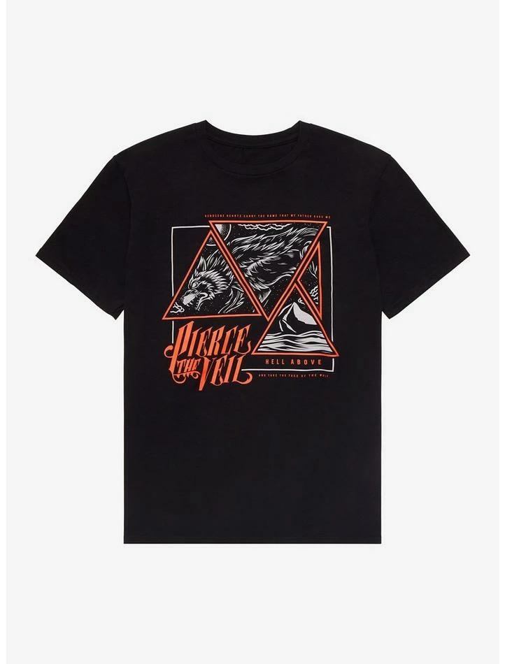 Cheapest 🛒 Piece The Veil Hell Above T-Shirt 🔥