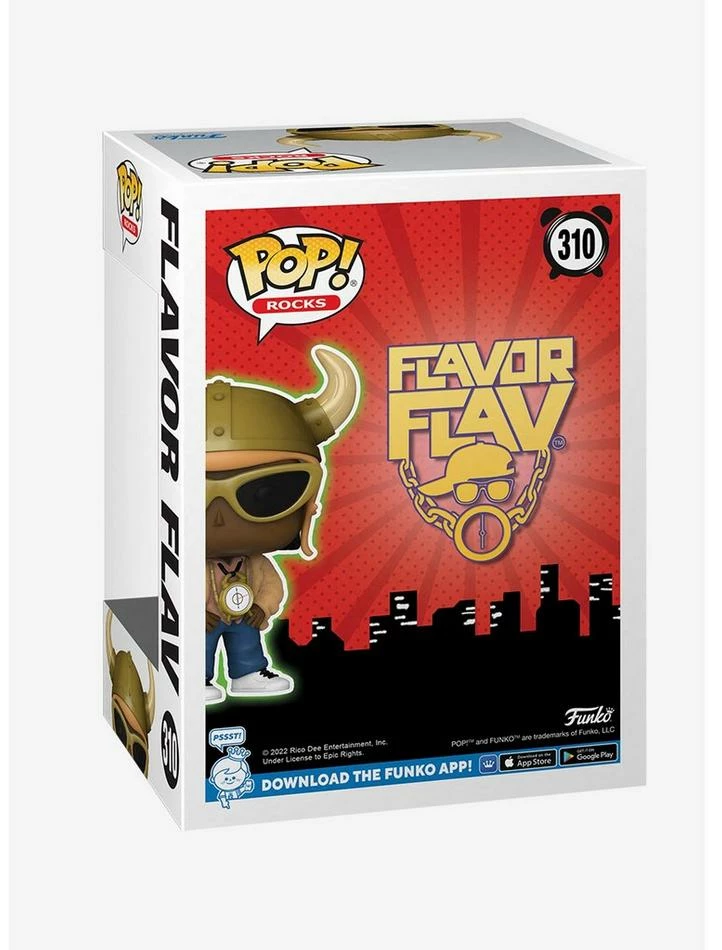 Best deal โค๏ธ Funko Pop! Rocks Flavor Flav Vinyl Figure โจ - Image 3