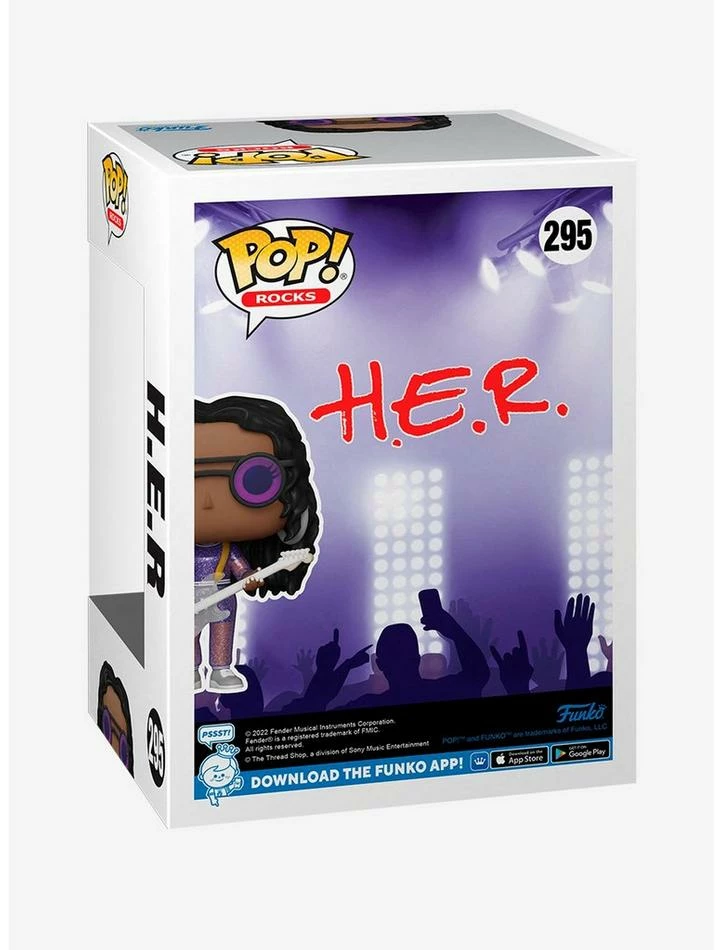 Promo 🎉 Funko Pop! Rocks H.E.R. Vinyl Figure 🌟 - Image 3
