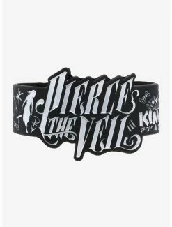 Coupon ❤️ Pierce The Veil Icons & Doodles Rubber Bracelet ⭐