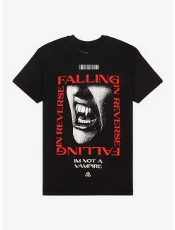 Promo 🎉 Falling In Reverse Vampire Boyfriend Fit 👧 Girls T-Shirt ✔️