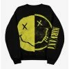 New 🤩 Nirvana Smile Logo Boyfriend Fit Sweatshirt ✨