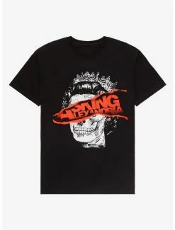 Promo 😉 Asking Alexandria Skull Logo T-Shirt ⌛