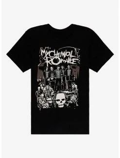 Best Pirce ✔️ My Chemical Romance Black Parade Line-Up T-Shirt 😀