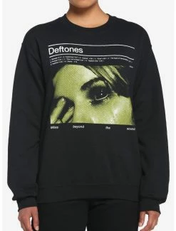 Discount ⌛ Deftones Ohms Genesis Boyfriend Fit 👧 Girls Sweatshirt 👏