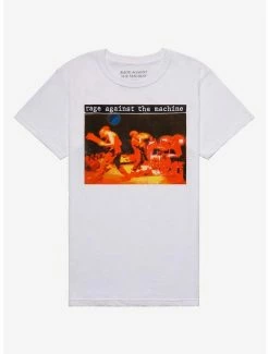 New ⌛ Rage Against The Machine Live Boyfriend Fit 👧 Girls T-Shirt ✔️