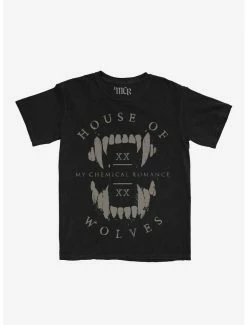 Coupon 💯 My Chemical Romance House Of Wolves Boyfriend Fit 👧 Girls T-Shirt ⌛