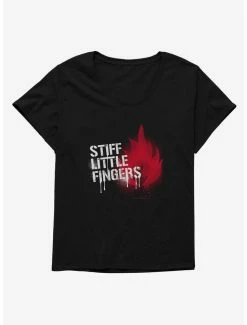 Flash Sale 🎁 Stiff Little Fingers Inflammable Material 👧 Girls T-Shirt Plus Size 🧨