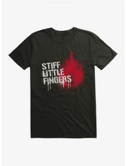 Outlet ❤️ Stiff Little Fingers Inflammable Material T-Shirt 🔥