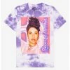 New 🎁 Selena Queen Of Cumbia Portrait Tie-Dye Boyfriend Fit 👧 Girls T-Shirt 🔔