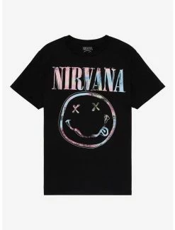 Top 10 🎁 Nirvana Pastel Smile Boyfriend Fit 👧 Girls T-Shirt 🛒