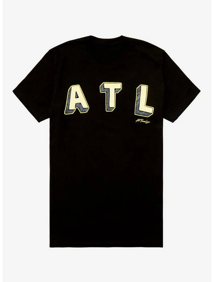 New 💯 All Time Low Block Letters T-Shirt 🌟