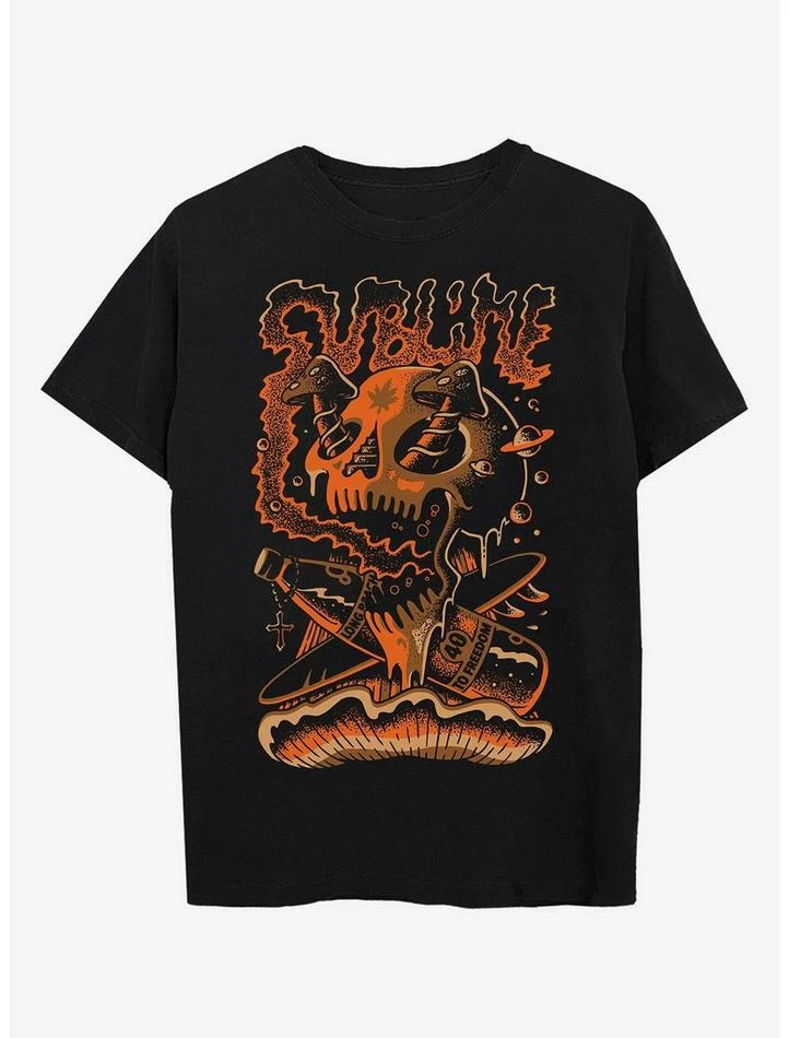 Best deal β Sublime Skull Boyfriend Fit π§ Girls T-Shirt β¨