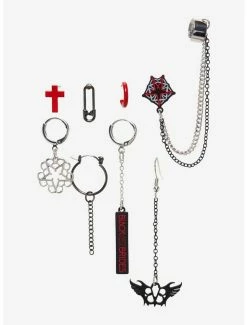 Brand new 🤩 Black Veil Brides Icons Mismatch Earring Set 🥰