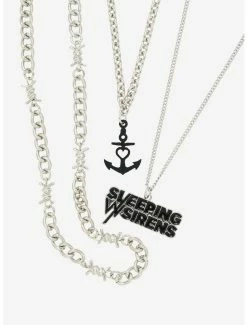 Best Pirce 💯 Sleeping With Sirens Icons Necklace Set ✔️