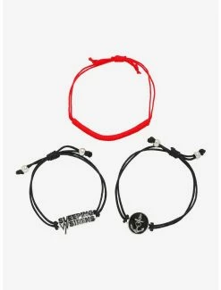 Hot Sale π Sleeping With Sirens Icons Cord Bracelet Set π§¨