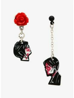 Buy 🔥 My Chemical Romance Three Cheers Couple Mismatch Earrings 🔥