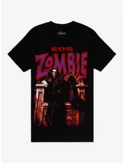 Coupon 🛒 Rob Zombie Throne T-Shirt 😀