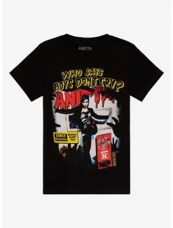 Top 10 😍 Anitta Boys Don't Cry Boyfriend Fit 👧 Girls T-Shirt ⌛