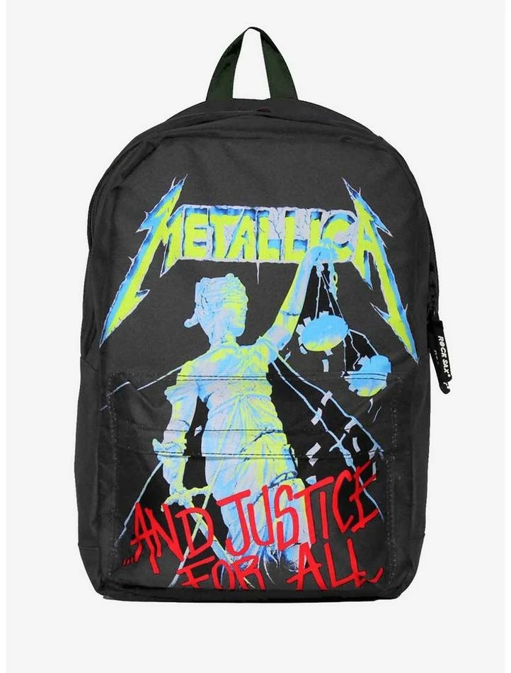 Best Sale ๐ฅ Rocksax Metallica and Justice For All Classic ๐ Backpack โ๏ธ