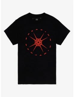 Cheap ⭐ Breaking Benjamin Red Logo Boyfriend Fit 👧 Girls T-Shirt 😍