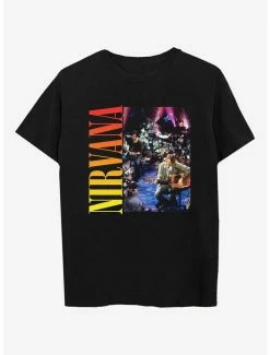 Promo 🤩 Nirvana Unplugged Boyfriend Fit 👧 Girls T-Shirt 🧨